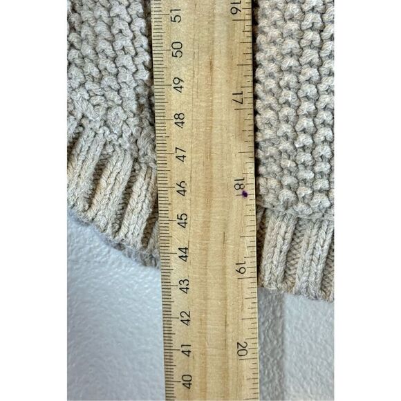 Aspen Kids Girls Poncho Turtleneck Button Side Fur Trim Sweater Size 10/12 - Picture 6 of 8